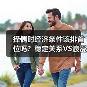 择偶时经济条件该排首位吗?稳定关系VS浪漫你该如何选择?(图2) 择偶时经济条件该排首位吗?稳定关系VS浪漫你该如何选择?(图2)