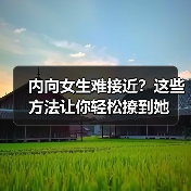 内向女生难接近?这些方法让你轻松撩到她(图3) 内向女生难接近?这些方法让你轻松撩到她(图3)