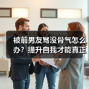 被前男友骂没骨气怎么办？提升自我才能真正挽回(图1)