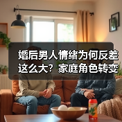 婚后男人情绪为何反差这么大?家庭角色转变背后真相(图3) 婚后男人情绪为何反差这么大?家庭角色转变背后真相(图3)