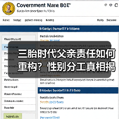三胎时代父亲责任如何重构?性别分工真相揭秘(图2) 三胎时代父亲责任如何重构?性别分工真相揭秘(图2)