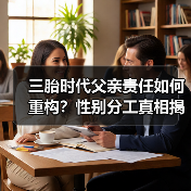 三胎时代父亲责任如何重构?性别分工真相揭秘(图3) 三胎时代父亲责任如何重构?性别分工真相揭秘(图3)