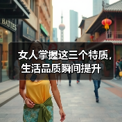 女人掌握这三个特质,生活品质瞬间提升(图1) 女人掌握这三个特质,生活品质瞬间提升(图1)