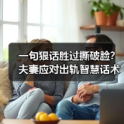 一句狠话胜过撕破脸?夫妻应对出轨智慧话术(图3) 一句狠话胜过撕破脸?夫妻应对出轨智慧话术(图3)