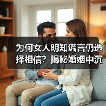 为何女人明知谎言仍选择相信?揭秘婚姻中沉默背后的真相(图1) 为何女人明知谎言仍选择相信?揭秘婚姻中沉默背后的真相(图1)