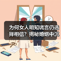 为何女人明知谎言仍选择相信?揭秘婚姻中沉默背后的真相(图4) 为何女人明知谎言仍选择相信?揭秘婚姻中沉默背后的真相(图4)
