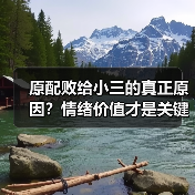 原配败给小三的真正原因?情绪价值才是关键(图1) 原配败给小三的真正原因?情绪价值才是关键(图1)