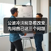 公婆冷淡别急着改变，先问自己这三个问题(图3)