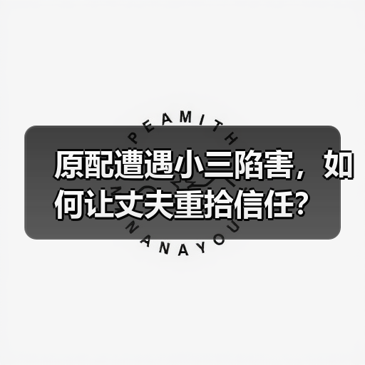原配遭遇小三陷害,如何让丈夫重拾信任?(图1) 原配遭遇小三陷害,如何让丈夫重拾信任?(图1)