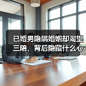 已婚男隐瞒婚姻却渴望三陪，背后隐藏什么心