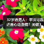 32岁选男人:平淡可靠还是心动激情?关键3点看懂(图4) 32岁选男人:平淡可靠还是心动激情?关键3点看懂(图4)