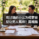 离过婚的小三为何更容易让男人离婚？真相揭秘！(图2)