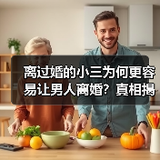 离过婚的小三为何更容易让男人离婚？真相揭秘！(图3)