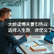 大龄读博夫妻引热议:选择人生路,谁定义了“水博”?(图2) 大龄读博夫妻引热议:选择人生路,谁定义了“水博”?(图2)