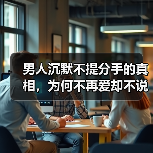 男人沉默不提分手的真相,为何不再爱却不说?(图4) 男人沉默不提分手的真相,为何不再爱却不说?(图4)