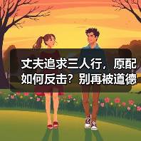 丈夫追求三人行，原配如何反击？别再被道德