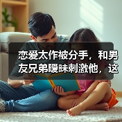 恋爱太作被分手，和男友兄弟暧昧刺激他，这样挽回对吗？(图1)