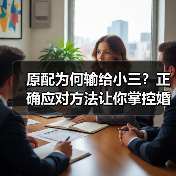 原配为何输给小三?正确应对方法让你掌控婚姻危机(图4) 原配为何输给小三?正确应对方法让你掌控婚姻危机(图4)