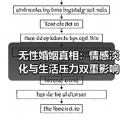 无性婚姻真相：情感淡化与生活压力双重影响(图3)