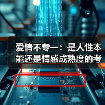 爱情不专一：是人性本能还是情感成熟度的考验？(图1)