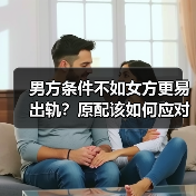 男方条件不如女方更易出轨？原配该如何应对？(图4)