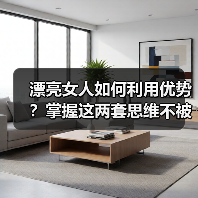 漂亮女人如何利用优势？掌握这两套思维不被男人榨干(图2)