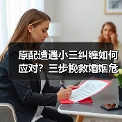 原配遭遇小三纠缠如何应对?三步挽救婚姻危机(图2) 原配遭遇小三纠缠如何应对?三步挽救婚姻危机(图2)