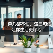 奔几都不怕，这三句话让你生活更顺心(图2)