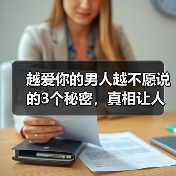 越爱你的男人越不愿说的3个秘密，真相让人意外 - 辰飞雨恋来情感网