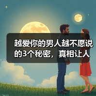 越爱你的男人越不愿说的3个秘密，真相让人意外(图4)