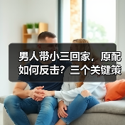 男人带小三回家,原配如何反击?三个关键策略(图3) 男人带小三回家,原配如何反击?三个关键策略(图3)