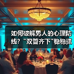 如何破解男人的心理防线？双管齐下稳稳抓住他心(图1)