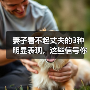 妻子看不起丈夫的3种明显表现，这些信号你中了几条？(图4)