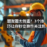 朋友圈太普通？3个技巧让你秒变异性关注焦点！(图2)