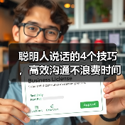 聪明人说话的4个技巧，高效沟通不浪费时间(图1)