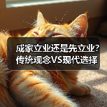 成家立业还是先立业？传统观念VS现代选择(图3)