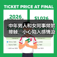 中年男人和女同事频繁接触，小心陷入感情漩涡(图2)