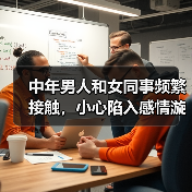 中年男人和女同事频繁接触，小心陷入感情漩涡(图3)