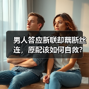 男人答应断联却藕断丝连，原配该如何自救？(图3)