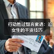 行动胜过甜言蜜语：追女生的干货技巧(图2)