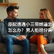 原配遭遇小三带娃逼宫怎么办？男人拒绝分离如何破解(图1)
