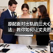 原配面对出轨的三大心法，教你如何让丈夫回心转意(图1)