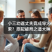 小三劝返丈夫竟成导火索？原配破局之道大揭秘(图1)