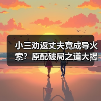 小三劝返丈夫竟成导火索？原配破局之道大揭秘(图4)