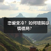 恋爱变冷？如何破解感情僵局？(图4)