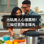 出轨男人心理真相！小三操控套路全曝光，已婚女性必看(图1)