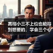 高明小三不上位也能得到想要的，学会三个心法，让小三没戏可唱(图1)