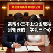 高明小三不上位也能得到想要的，学会三个心法，让小三没戏可唱(图4)