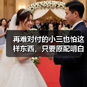 再难对付的小三也怕这样东西，只要原配明白，小三就无戏可唱了(图1)
