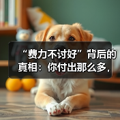 “费力不讨好”背后的真相：你付出那么多，男人为何“不领情”？ - 辰飞雨恋来情感网